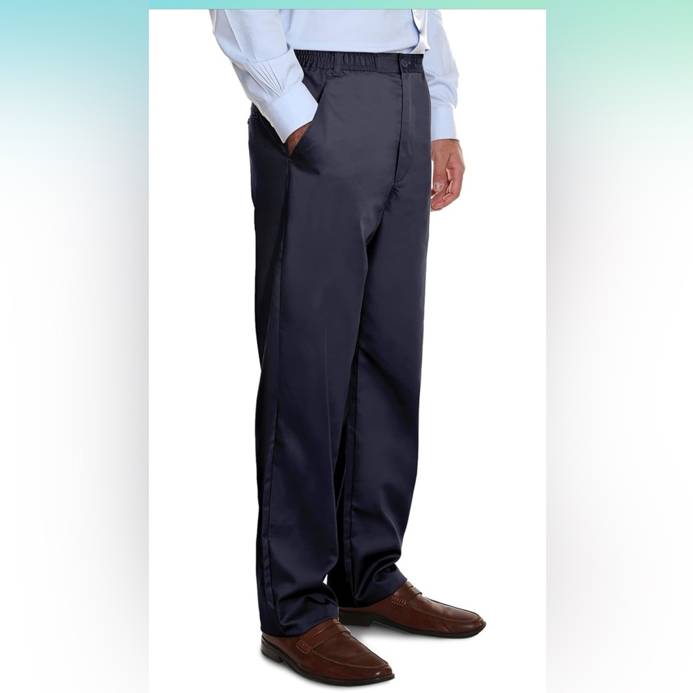 Pembrook Men’s Comfort Collection Navy Slacks